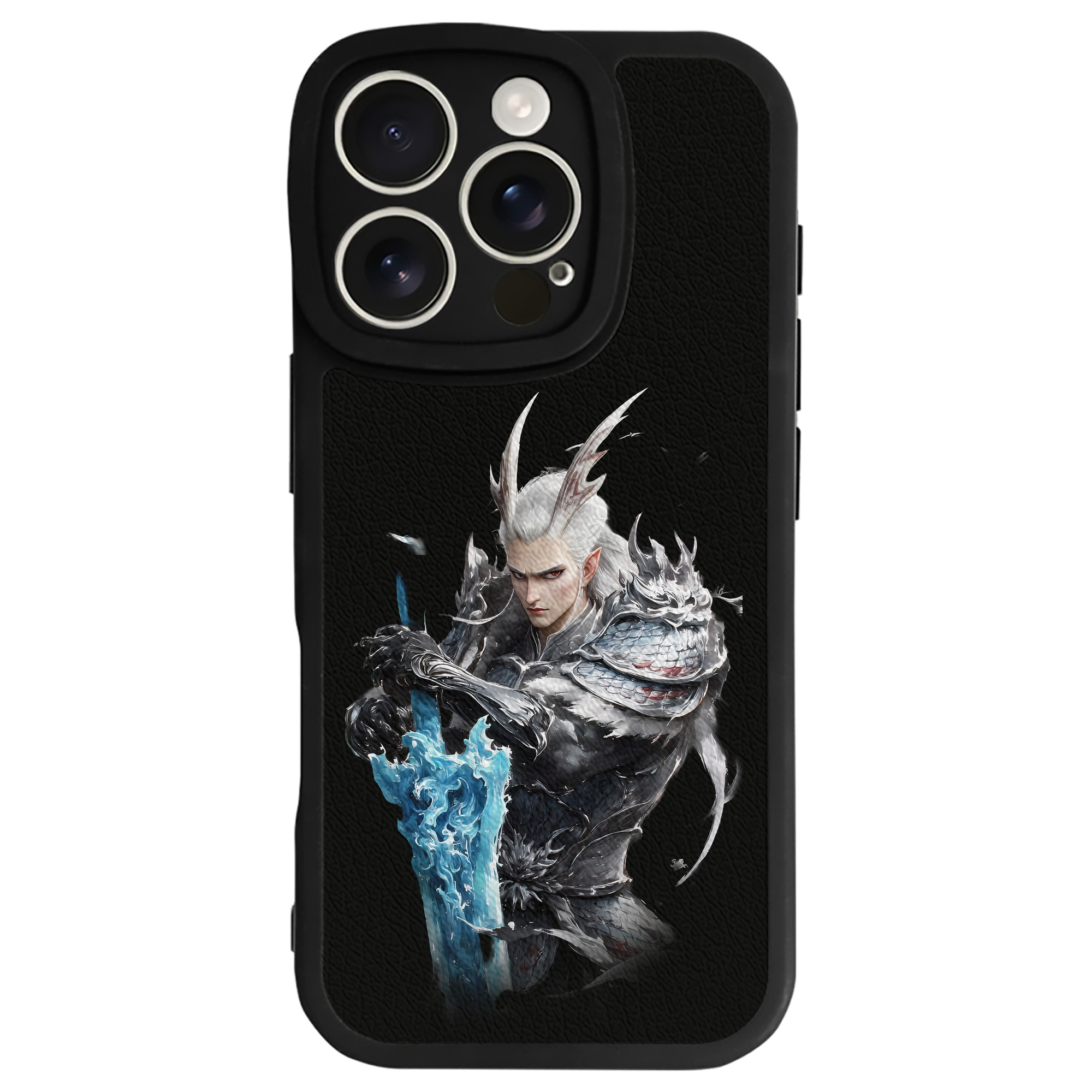 （画像用） Ne Zha 2 ナタ 魔童の大暴れ 【iPhone 16シリーズ対応】シリコンスマホケース（レザー調） 材質：シリコン
